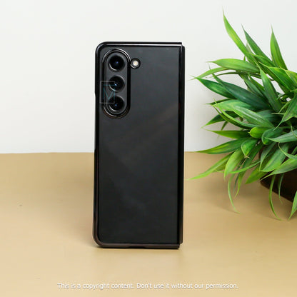 Galaxy Z Fold5 Transparent Glitter Case