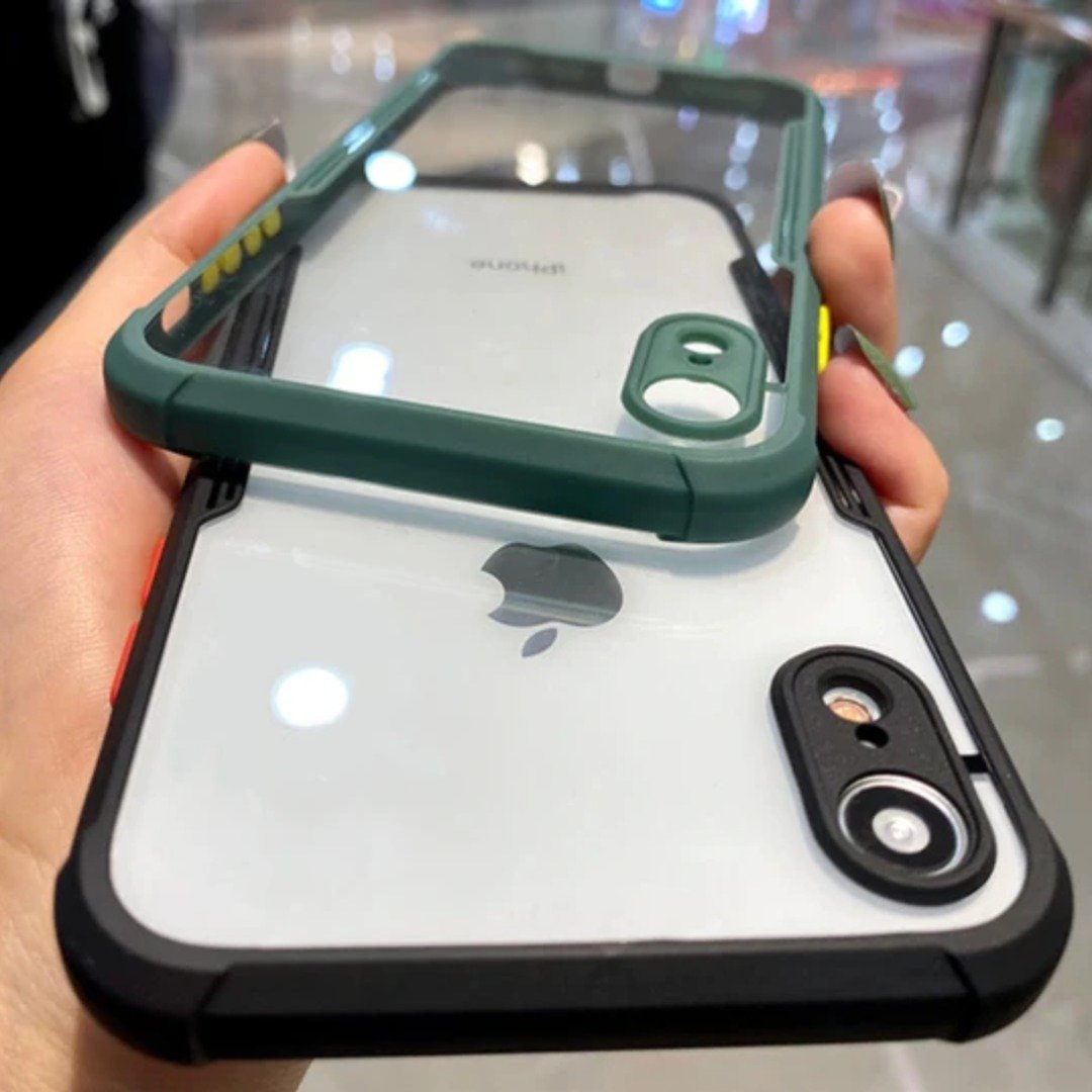 iPhone XR Shockproof Bumper Phone Case with Camera Protection