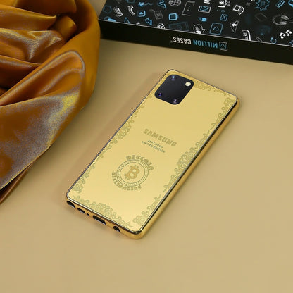Galaxy Note 10 Lite Crafted Gold Luxurious Camera Protective Case