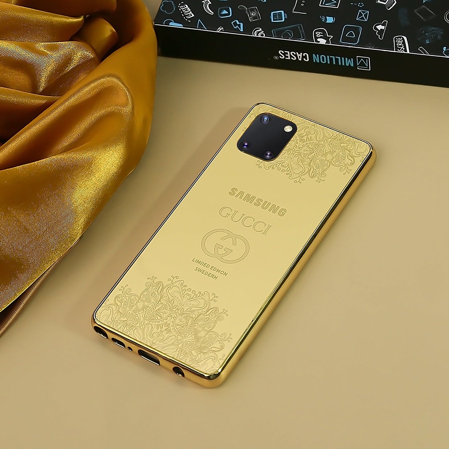 Limited Edition Gold Crafted Gucci Case - Samsung