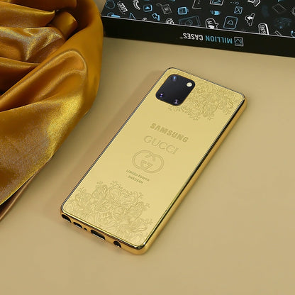 Galaxy Note 10 Lite Crafted Gold Luxurious Camera Protective Case