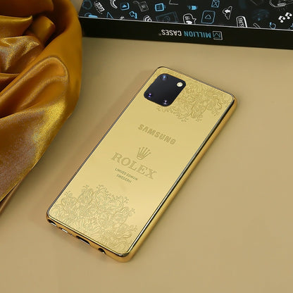 Galaxy Note Series Luxurious Crafted Gold  Camera Protective Case