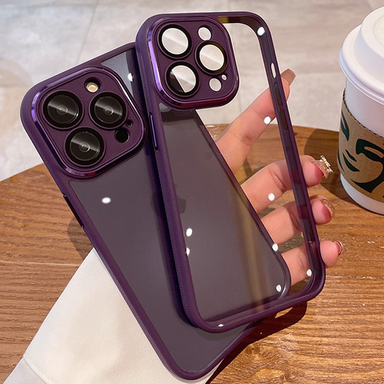 iPhone 14 Series Colored Bumper Case with Camera Protection