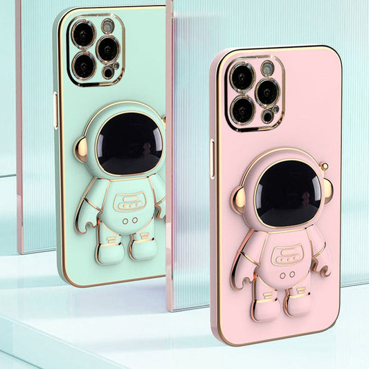 iPhone 13 Luxurious Astronaut Bracket Case