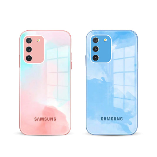 Galaxy S10 Lite Colorful Wave Glass Phone Case