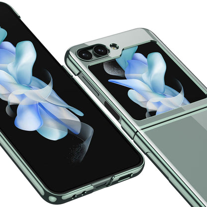 Galaxy Z Flip5 Transparent Glitter Case