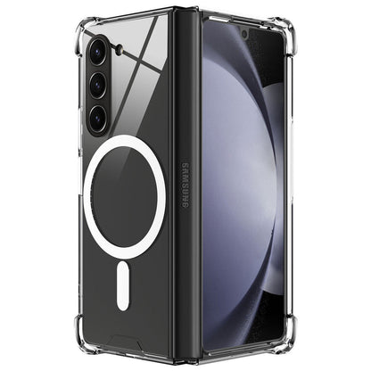 Galaxy Z Fold5 Anti-Knock TPU Transparent MagSafe Case