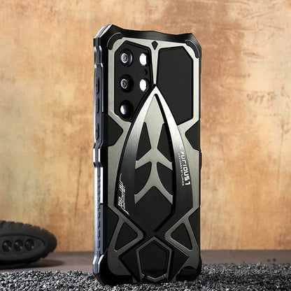 Galaxy S22 Ultra Metal Armor Heavy Duty Shockproof Case