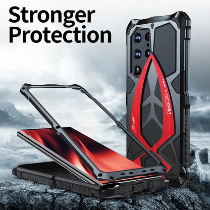 Galaxy S22 Ultra Metal Armor Heavy Duty Shockproof Case