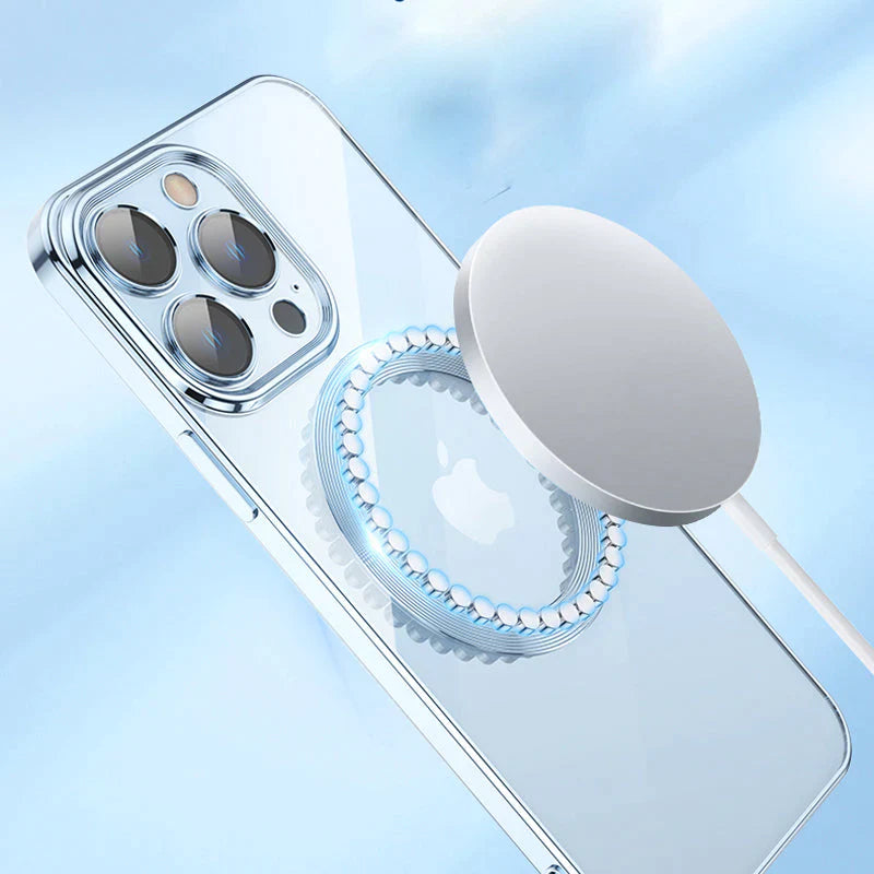 iPhone 12 Luxury Plating Transparent MagSafe Case