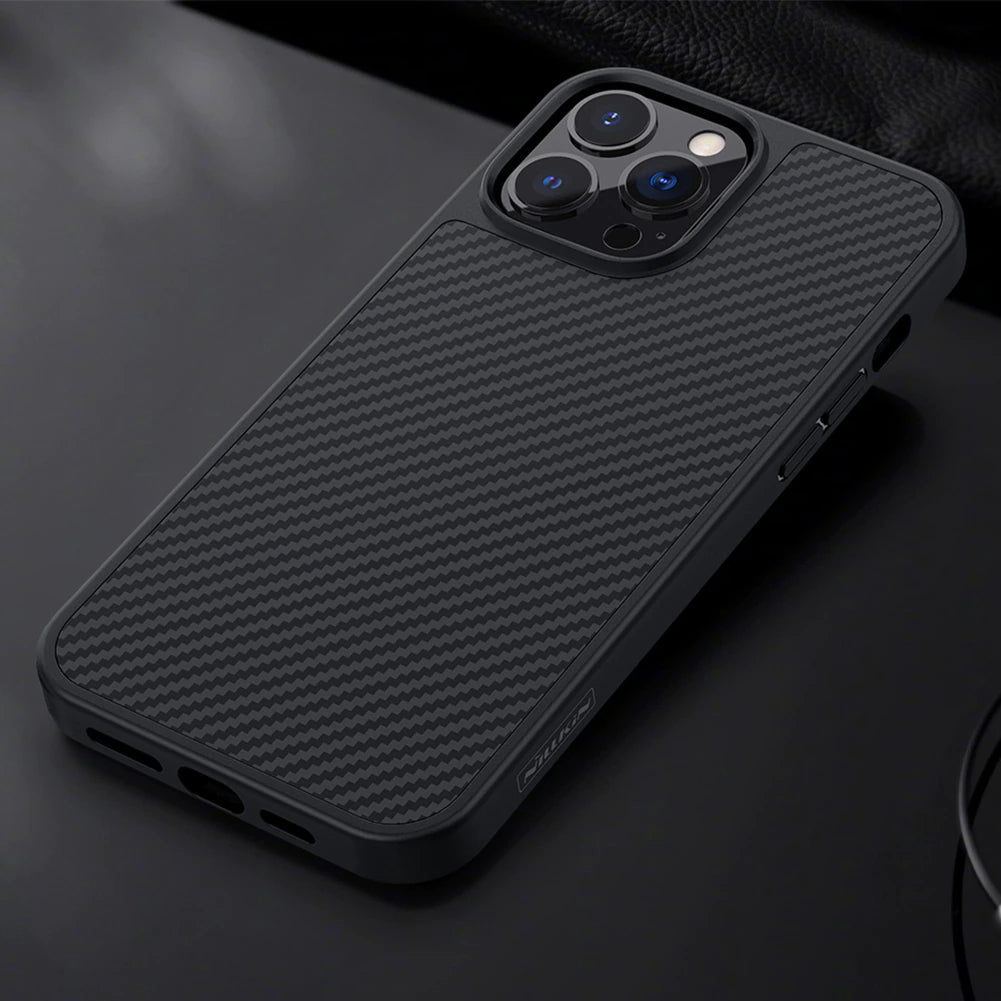 iPhone 13 Pro Max Synthetic Carbon Fiber Case