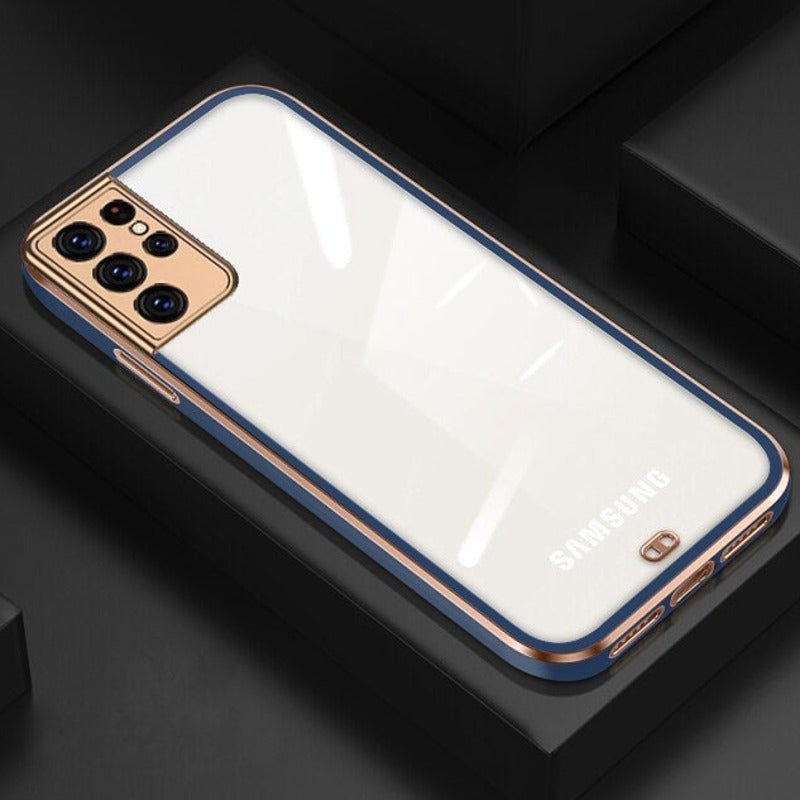 Galaxy A72 Electroplating Ultra Clear Shining Case