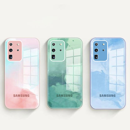 Galaxy S20 Ultra Colorful Wave Glass Phone Case