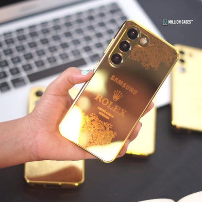 Galaxy S20 Series Luxurious Crafted Gold Camera Protective Case