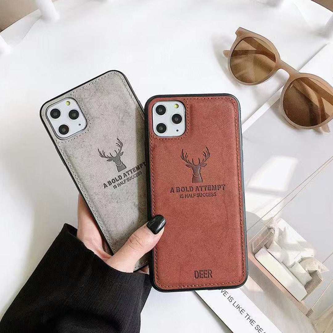 Deer Pattern Inspirational Soft Case - iPhone