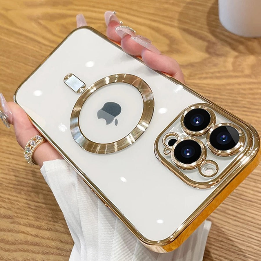 iPhone 13 Series Magsafe Plating Camera Protection Case