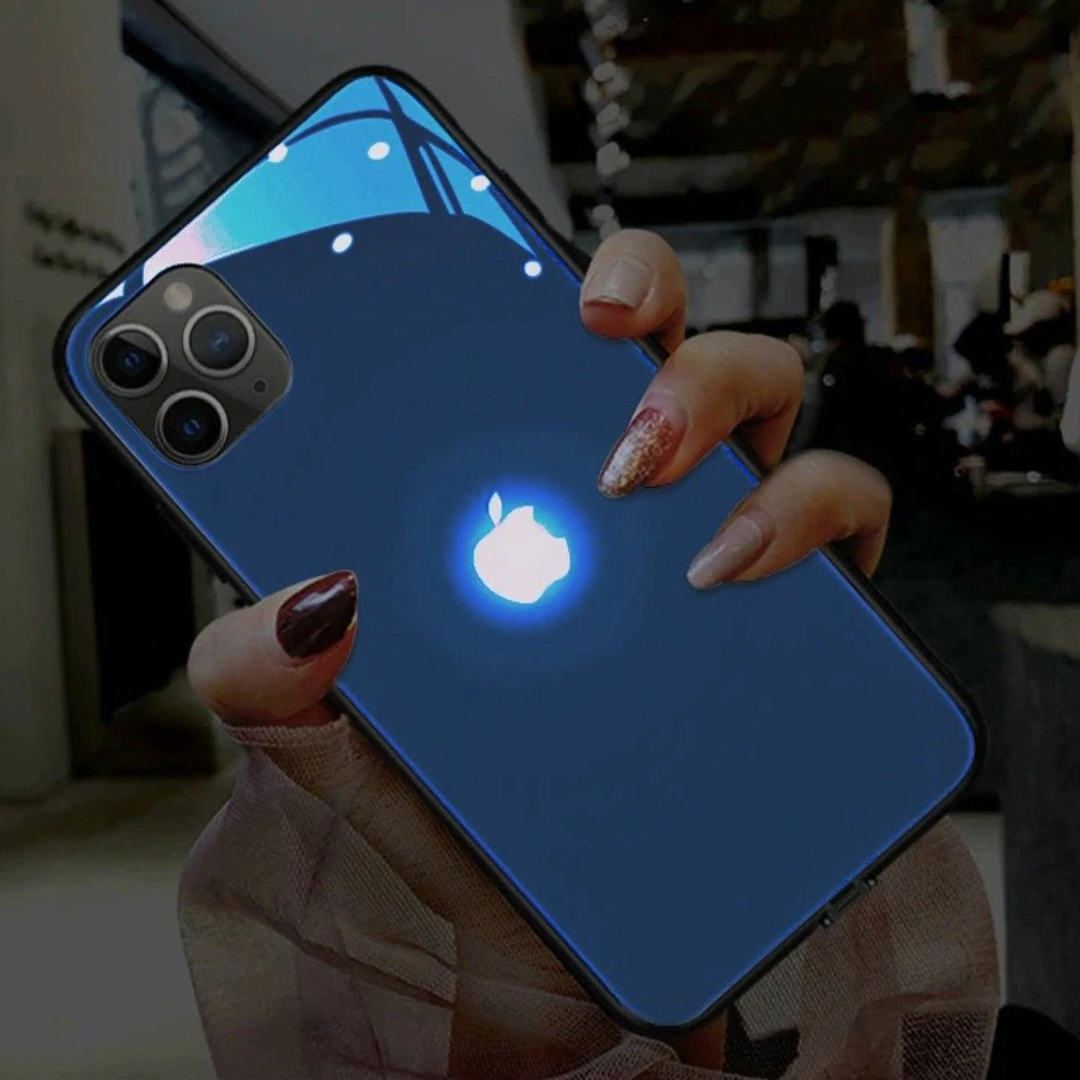 iPhone 11 Pro LED Logo Glass Back Case