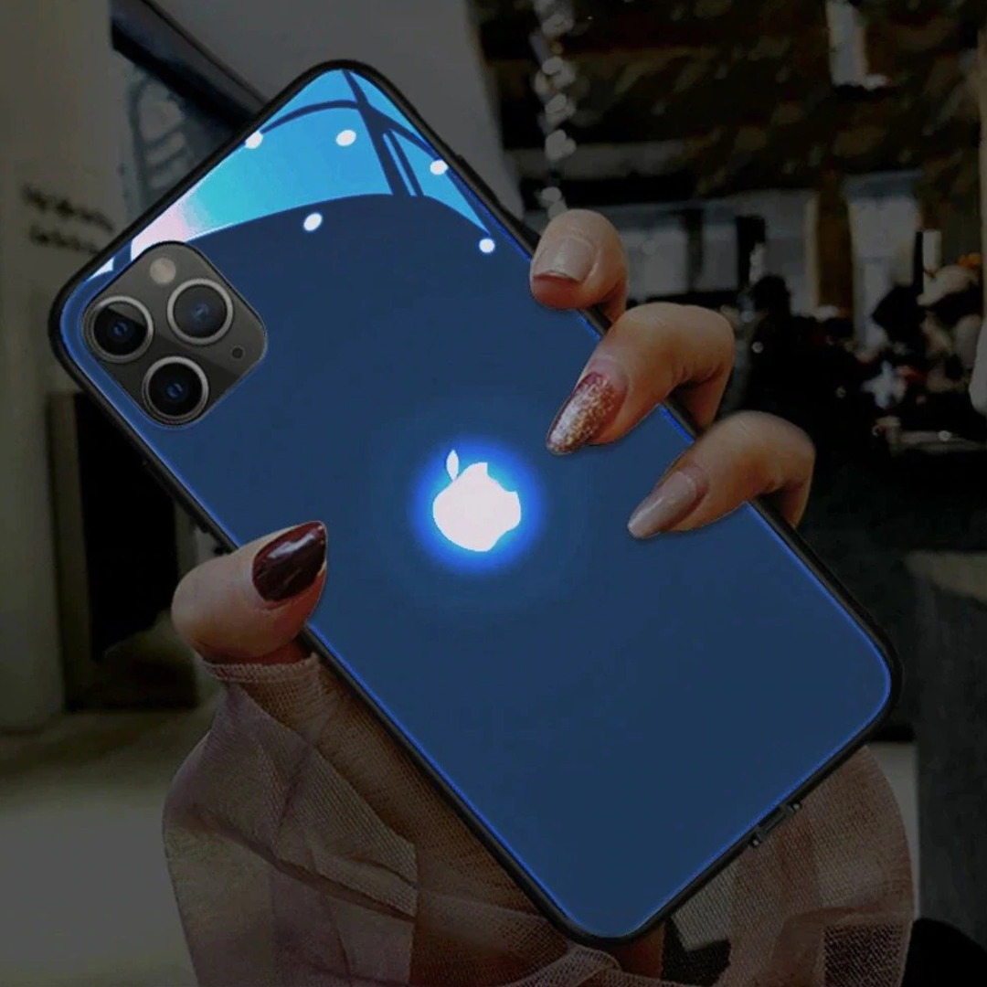 iPhone 11 Pro LED Logo Glass Back Case - Main Image