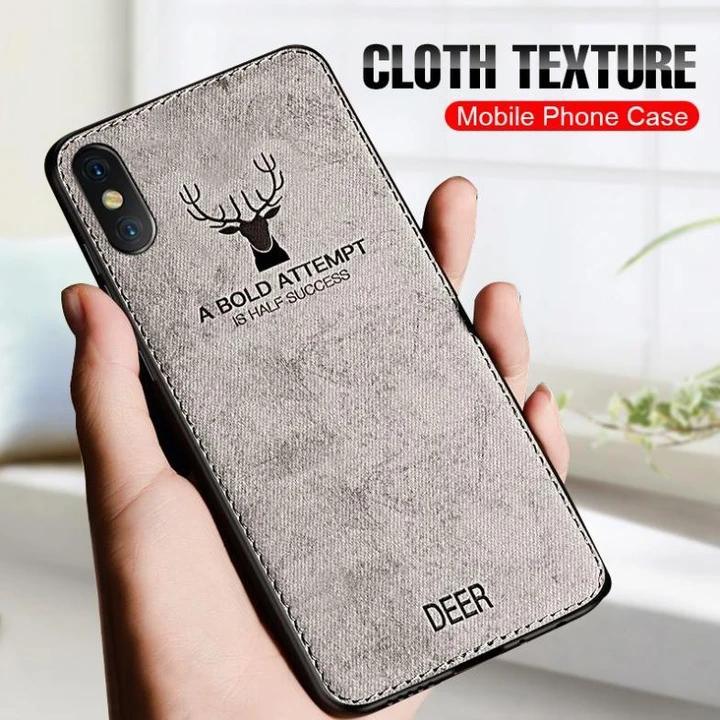 iPhone XS Max Deer Pattern Inspirational Soft Case
