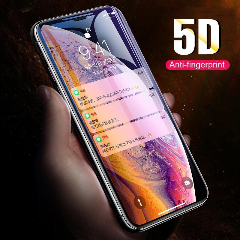 iPhone XS Max 5D Tempered Glass