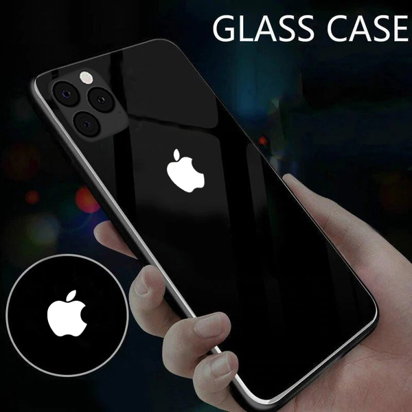 iPhone 11 Series LED Logo Glass Back Case - Main Image