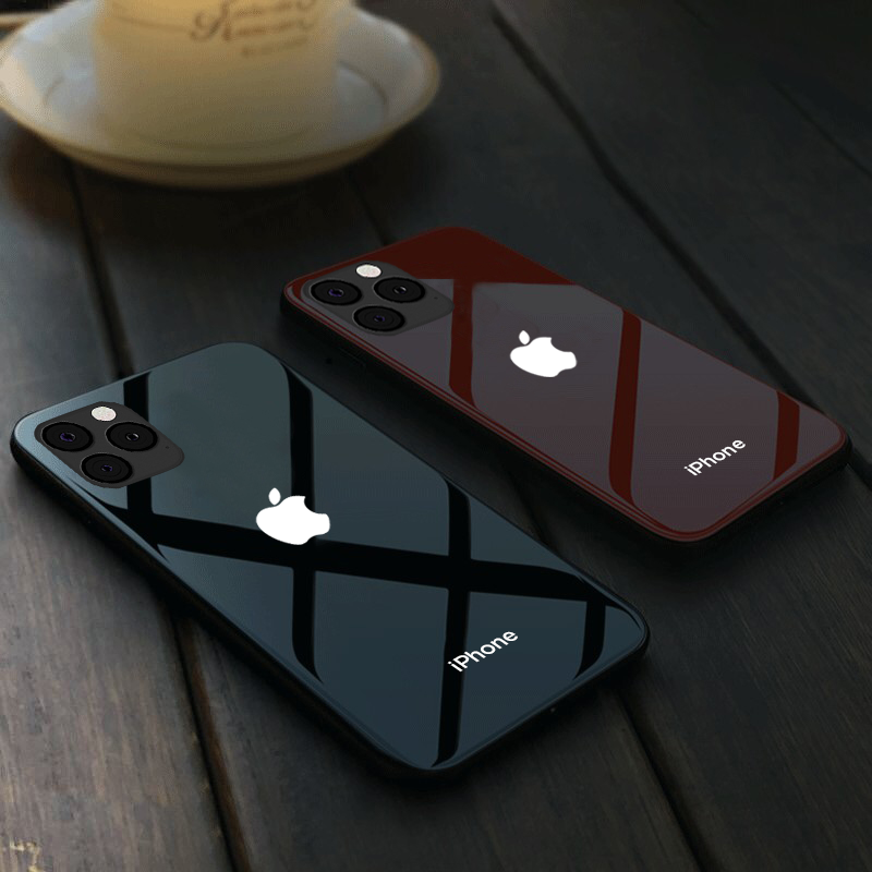 iPhone 11 Pro LED Logo Glass Back Case