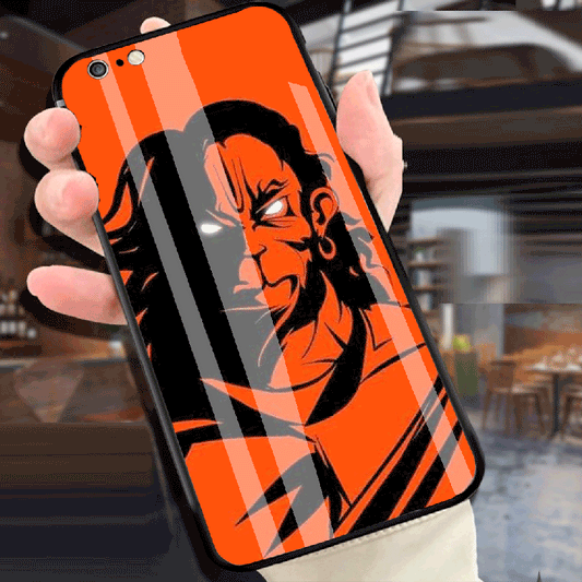iPhone - Lord Hanuman LED Case With Tempered Glass