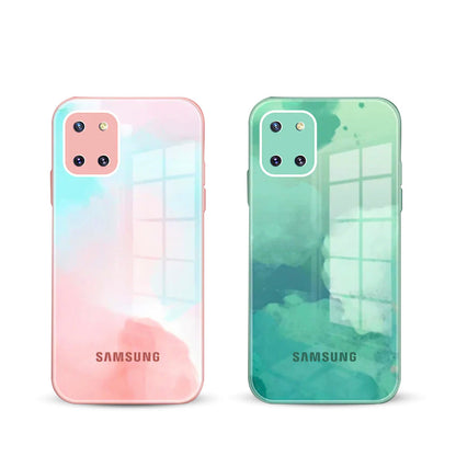 Galaxy Note 10 Lite Colorful Wave Glass Phone Case
