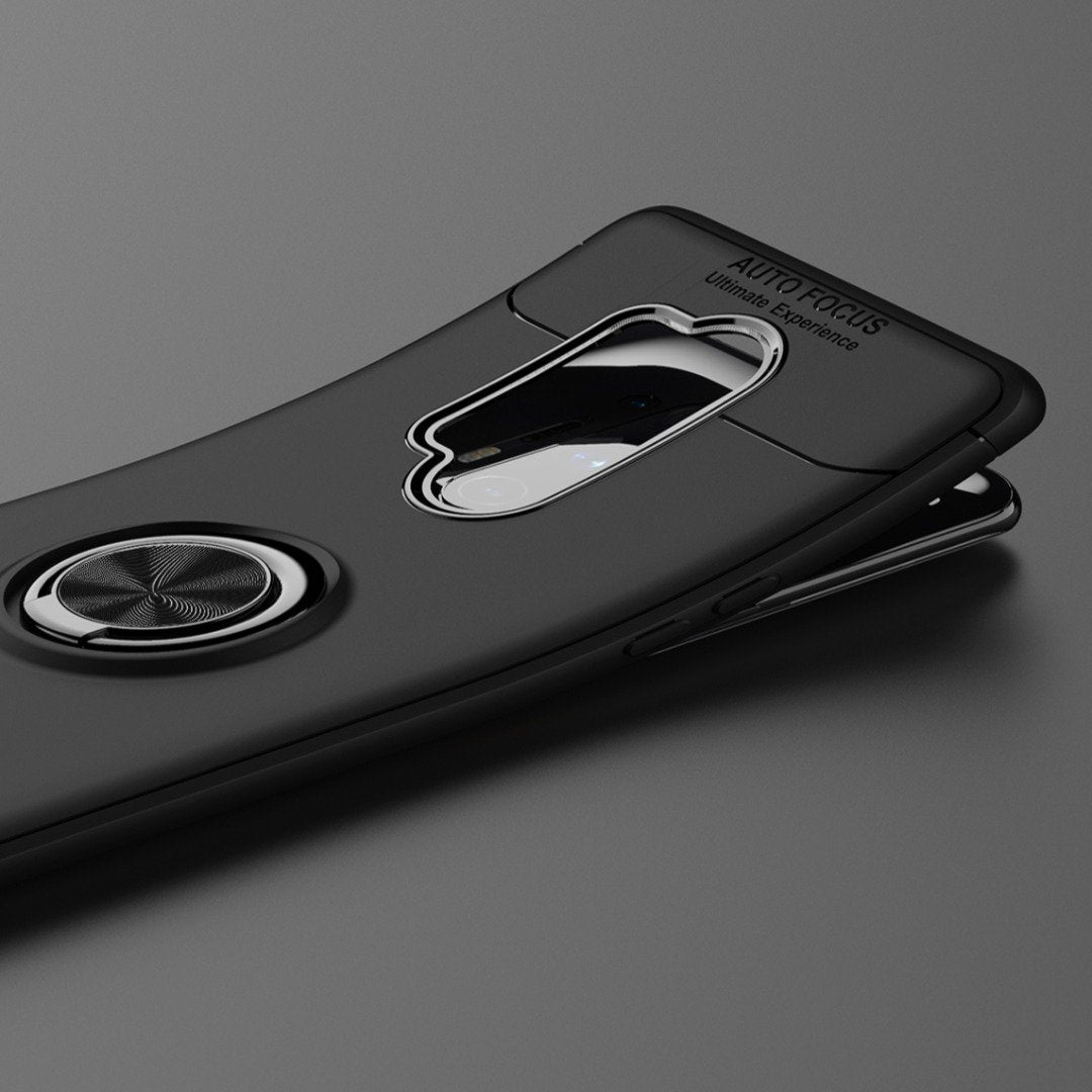 OnePlus 8 Pro Metallic Finger Ring Holder Matte Case
