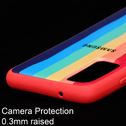 Galaxy A52s Rainbow Liquid Silicone Logo Case