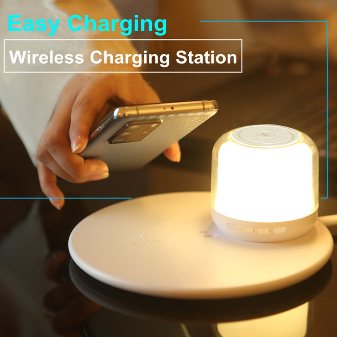 Pulse™ 3-in-1 Portable Wireless Charger with Speaker