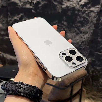 Matte Glass Pro Camera Lens Shell Case - iPhone